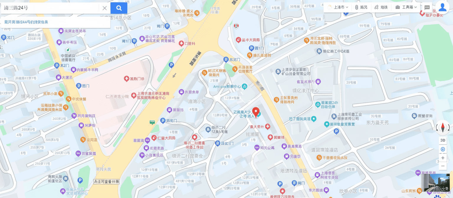 浦三路24号百度地图位置图